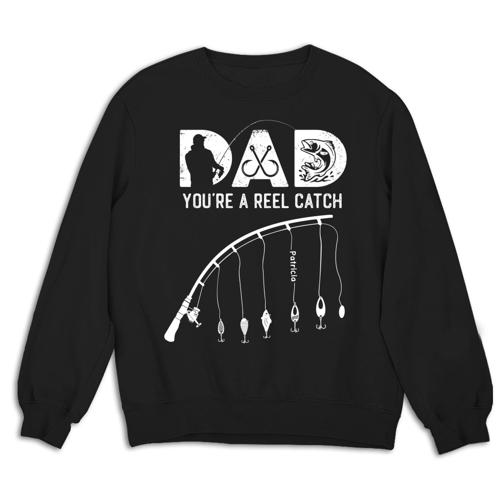 Dad Reel Catch - Personalized Custom Shirt