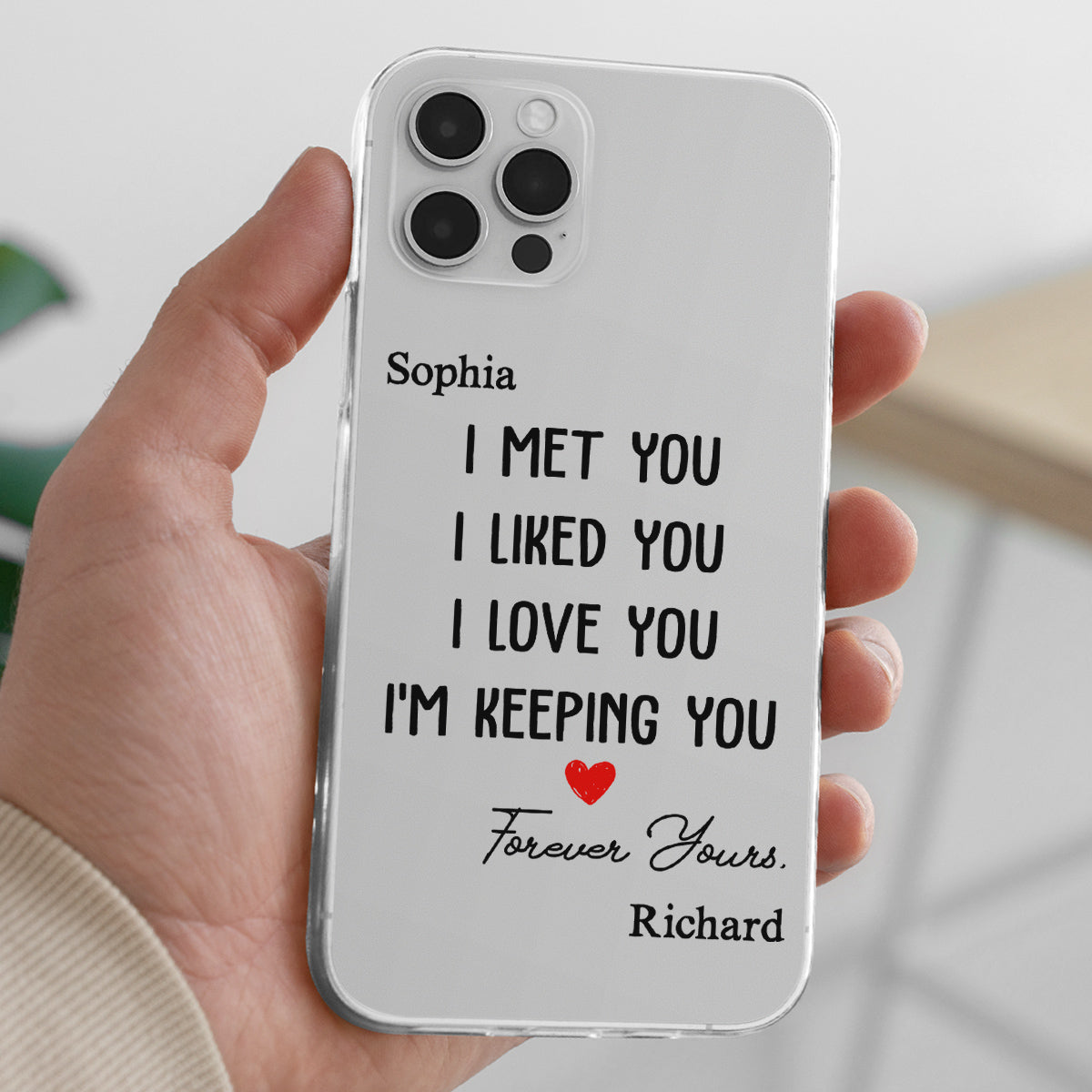 I Met You I Liked You - Personalized Custom Phone Case