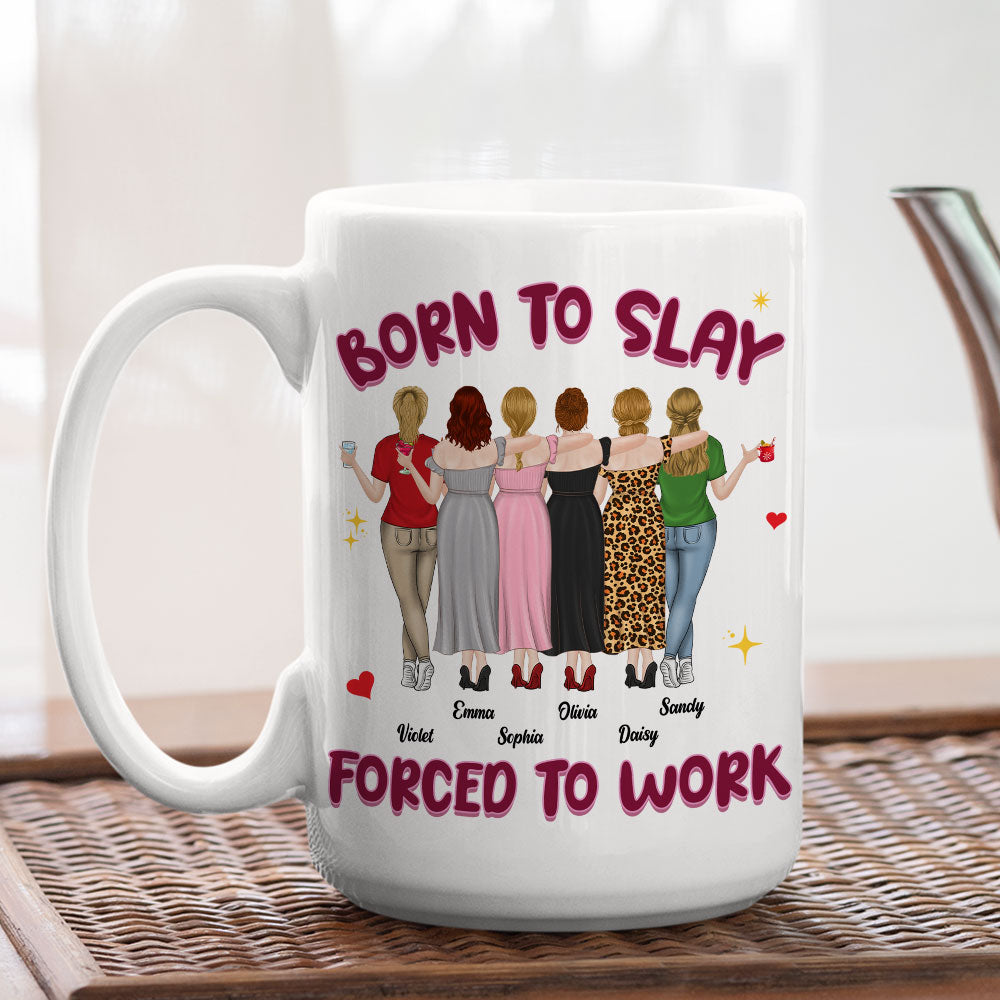 Destined To Shine, Trapped In Grind - Personalized Custom Coffee Mug