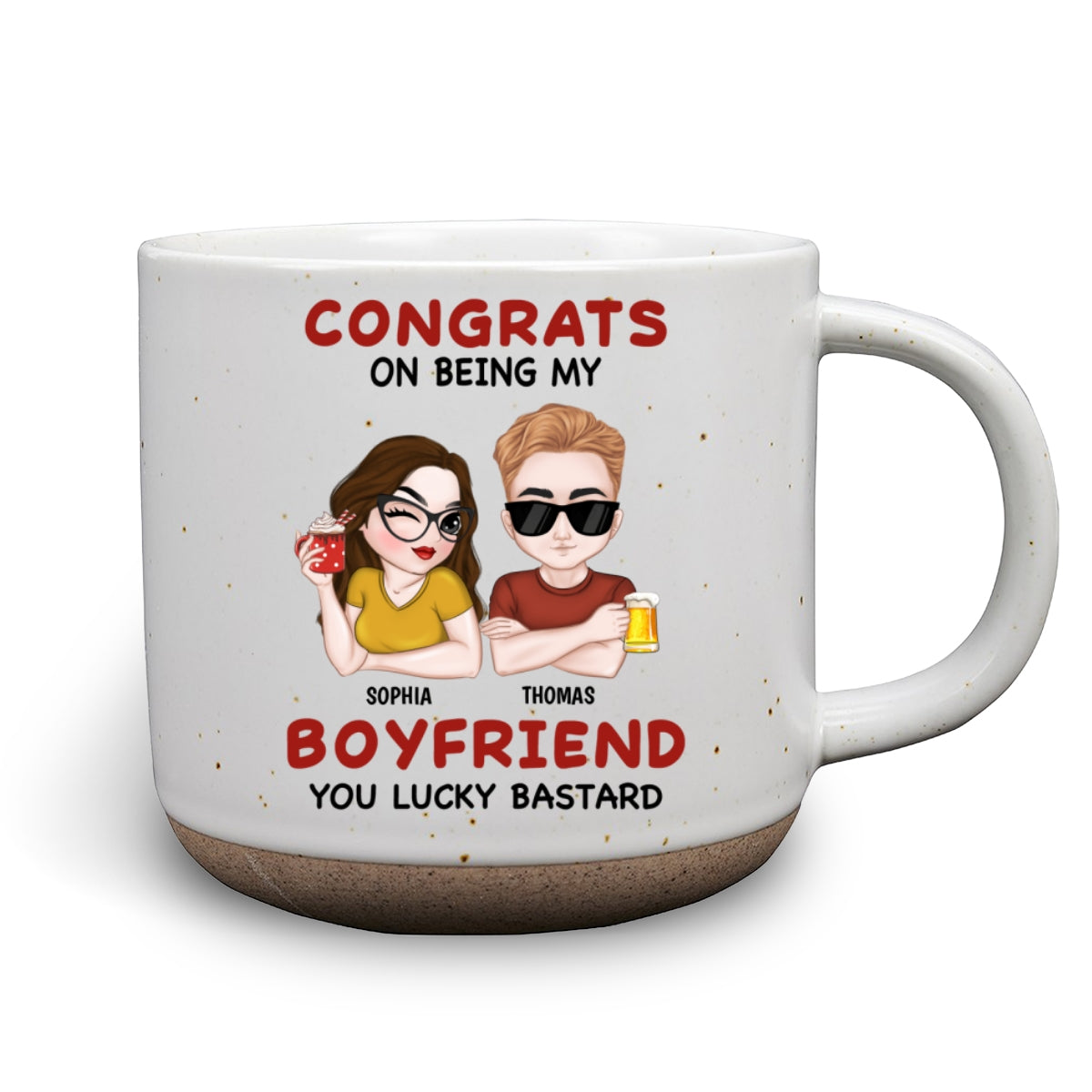 Always Love You - Personalized Custom Pottery Mug