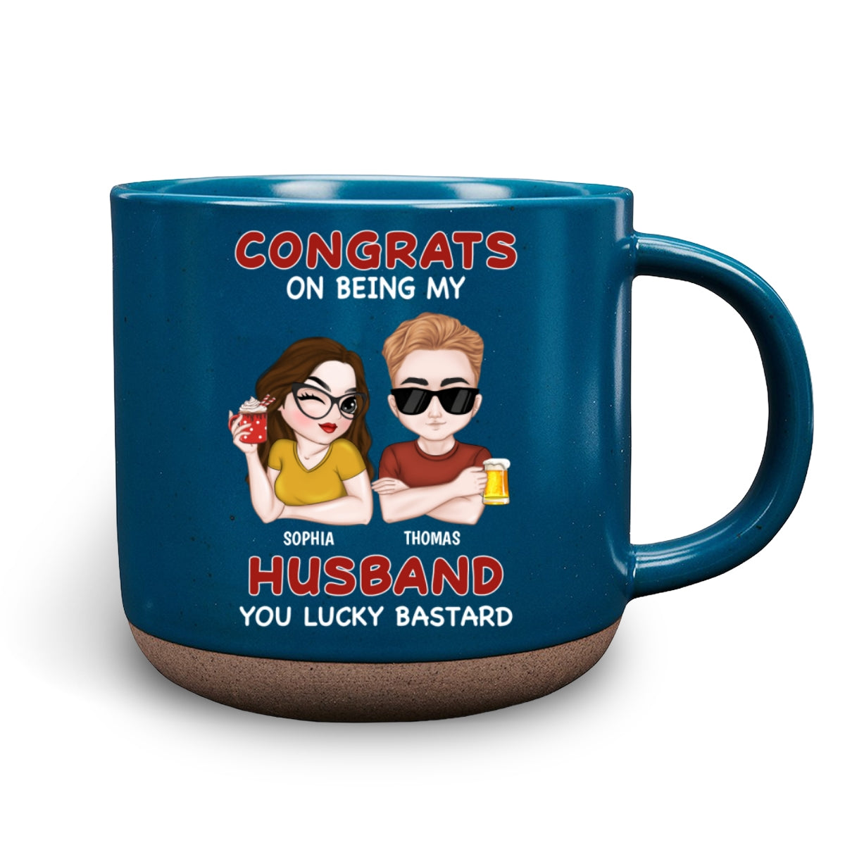 Always Love You - Personalized Custom Pottery Mug