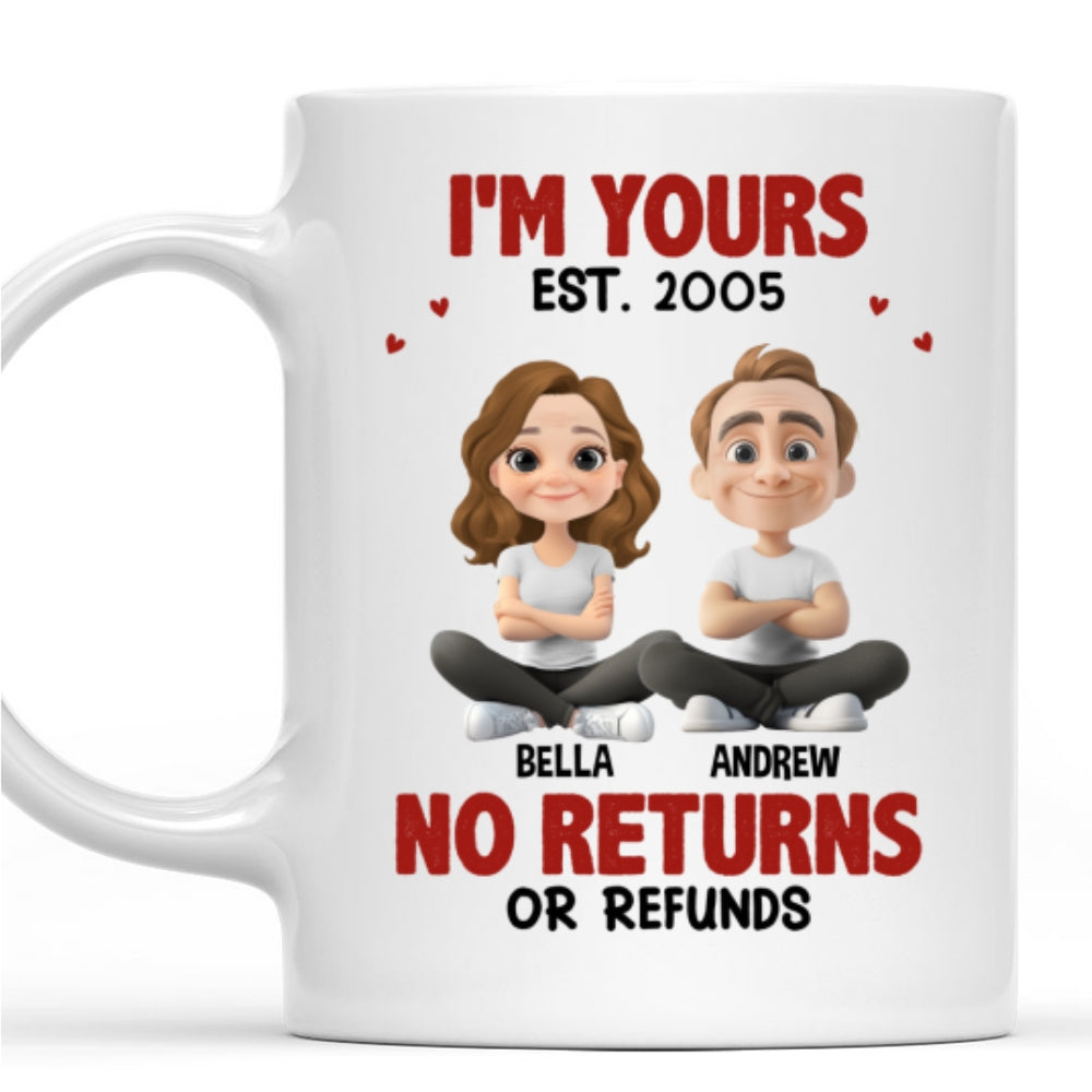 No Refunds - Personalized Custom Coffee Mug