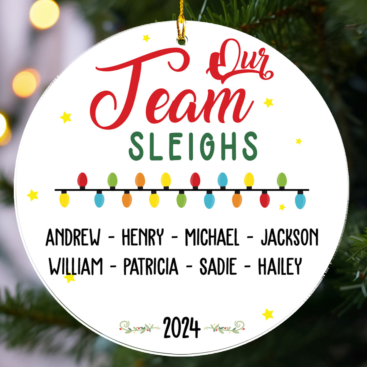 Best Teammate - Personalized Custom Acrylic Ornament