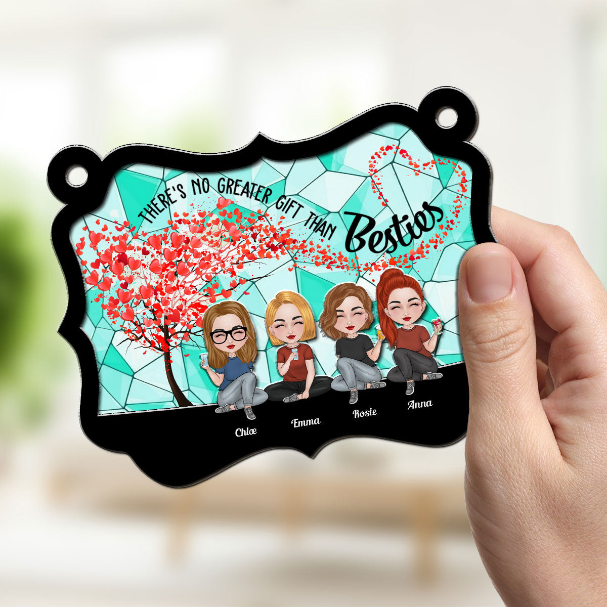 There's No Greater Gift - Personalized Custom Suncatcher