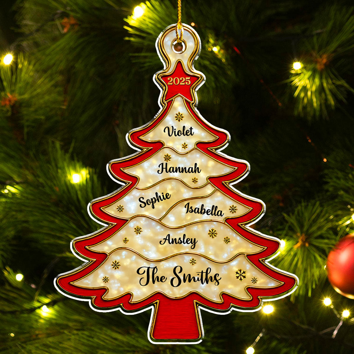 Christmas Tree - Personalized Custom Acrylic Ornament