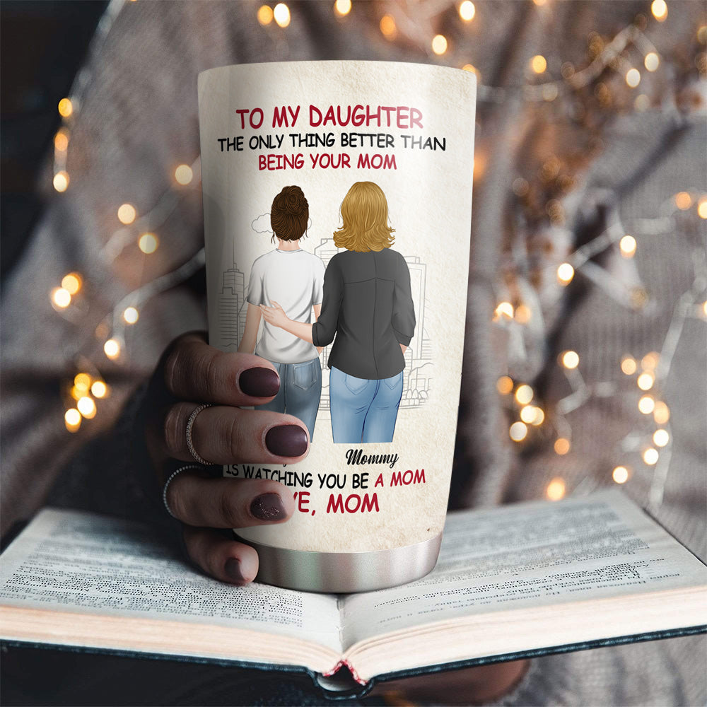 We Are Proud Of You Daughter - Personalized Custom Tumbler