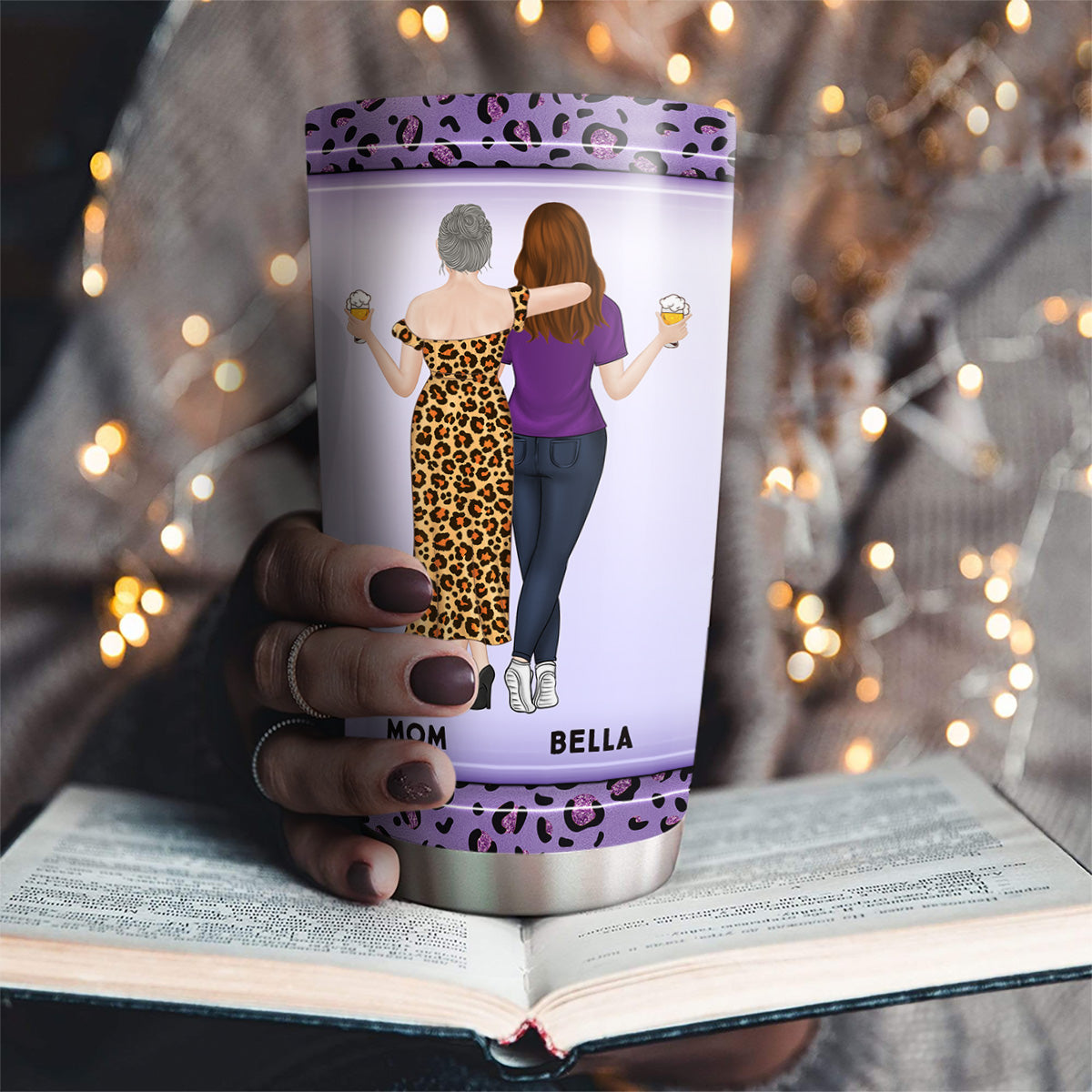 Like Mother Like Daughter - Personalized Custom 3D Inflated Effect Tumbler