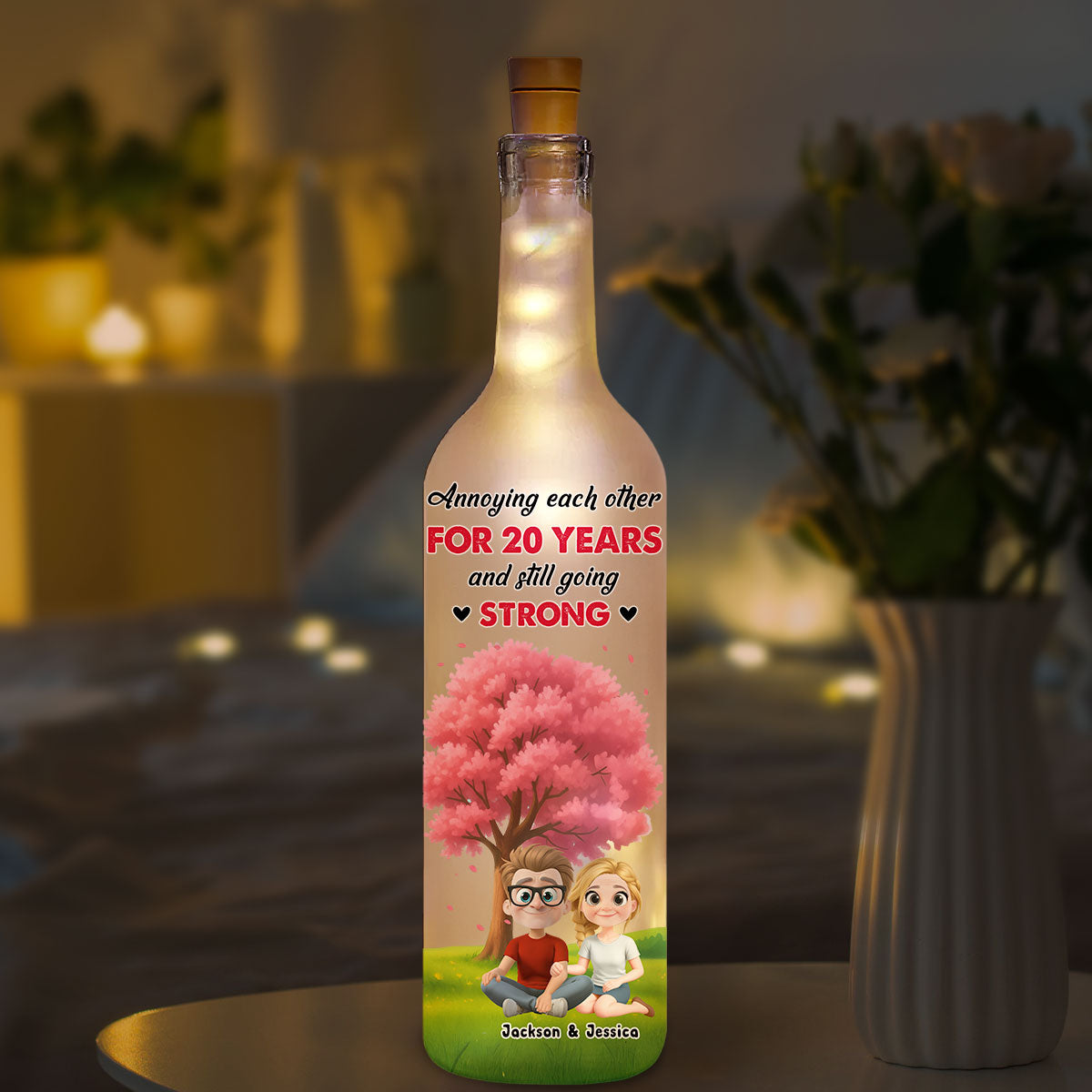 I Really Love You - Personalized Custom Bottle Lamp