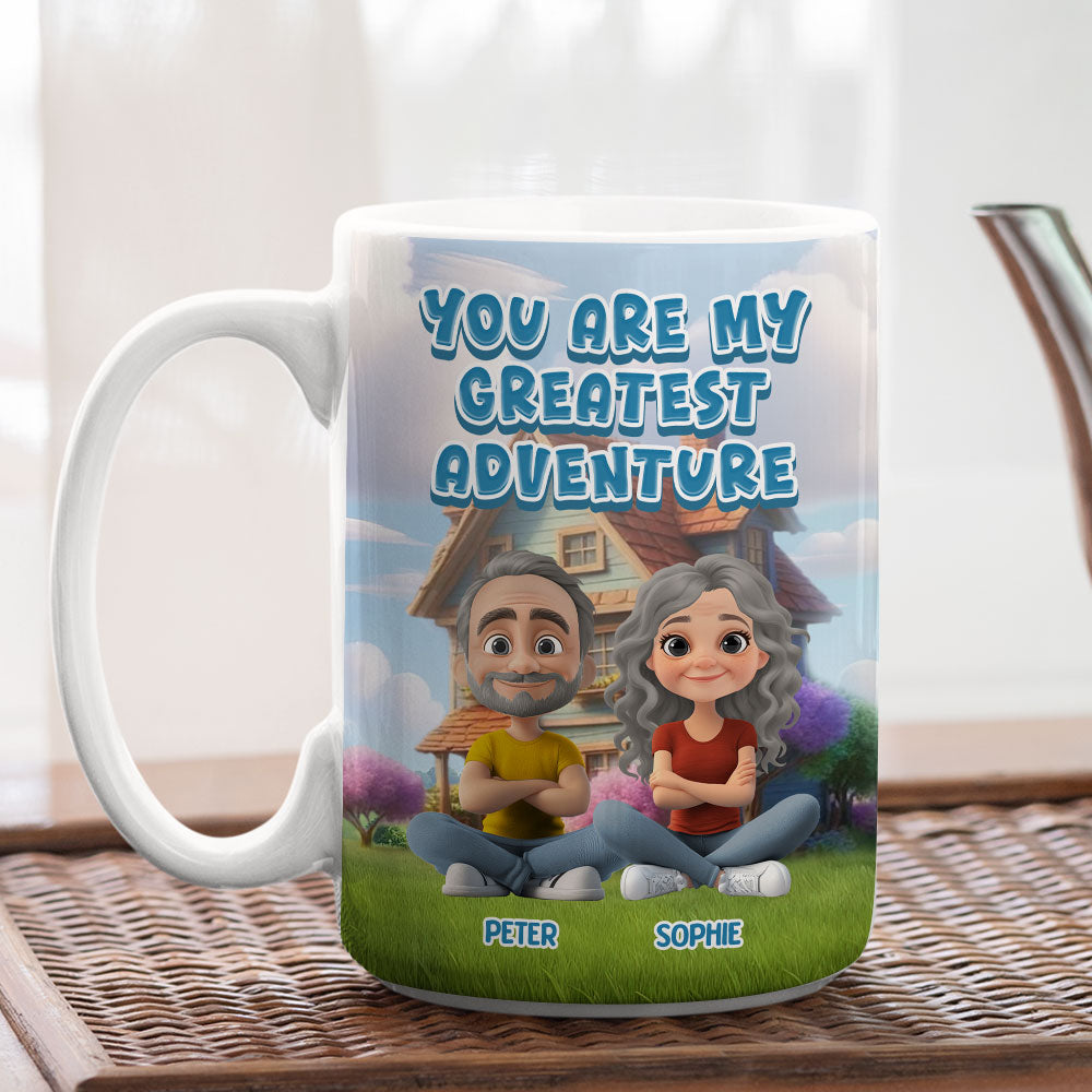 You Are My Greatest Adventure - Personalized Custom Coffee Mug