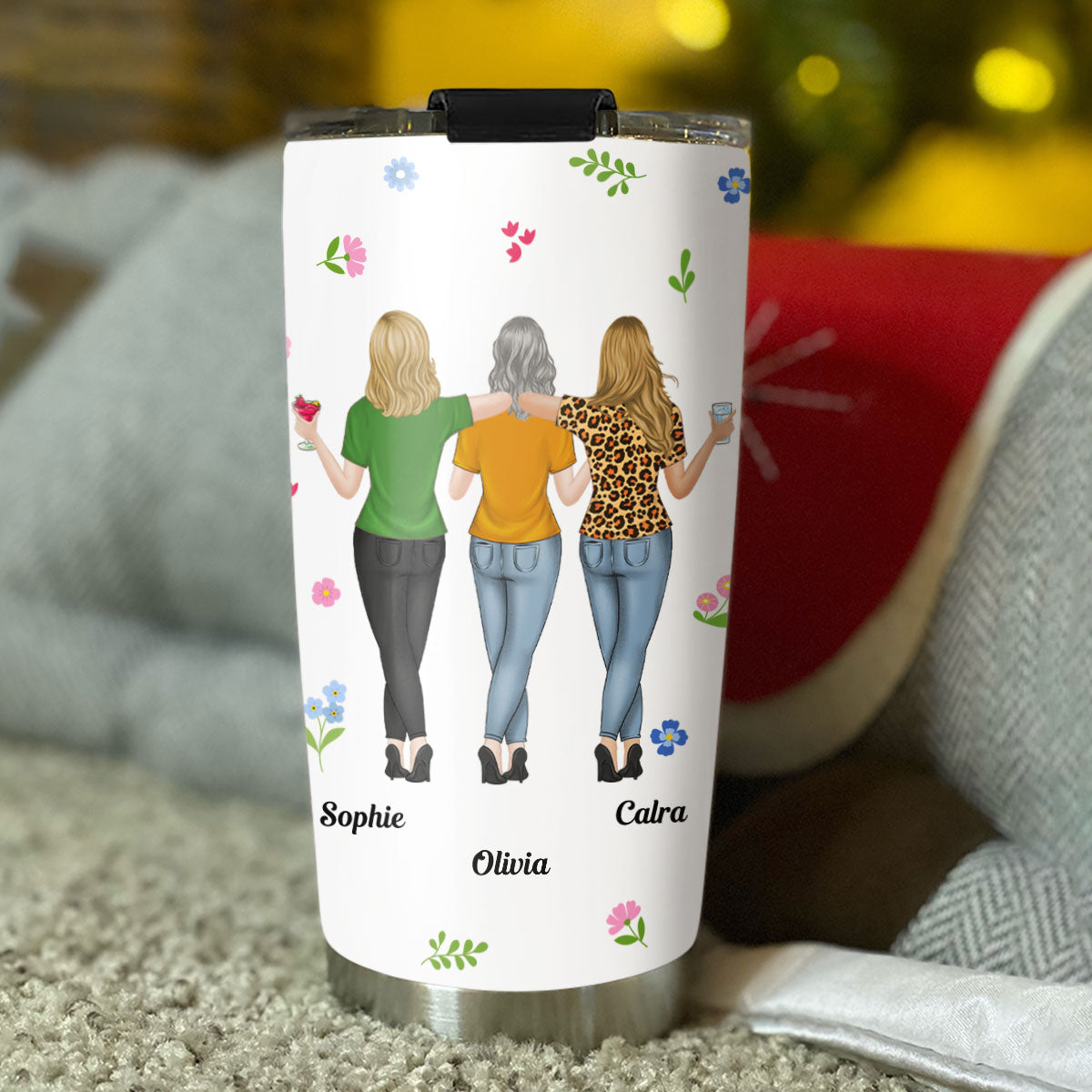 Punch Bitch Besties - Personalized Custom Tumbler