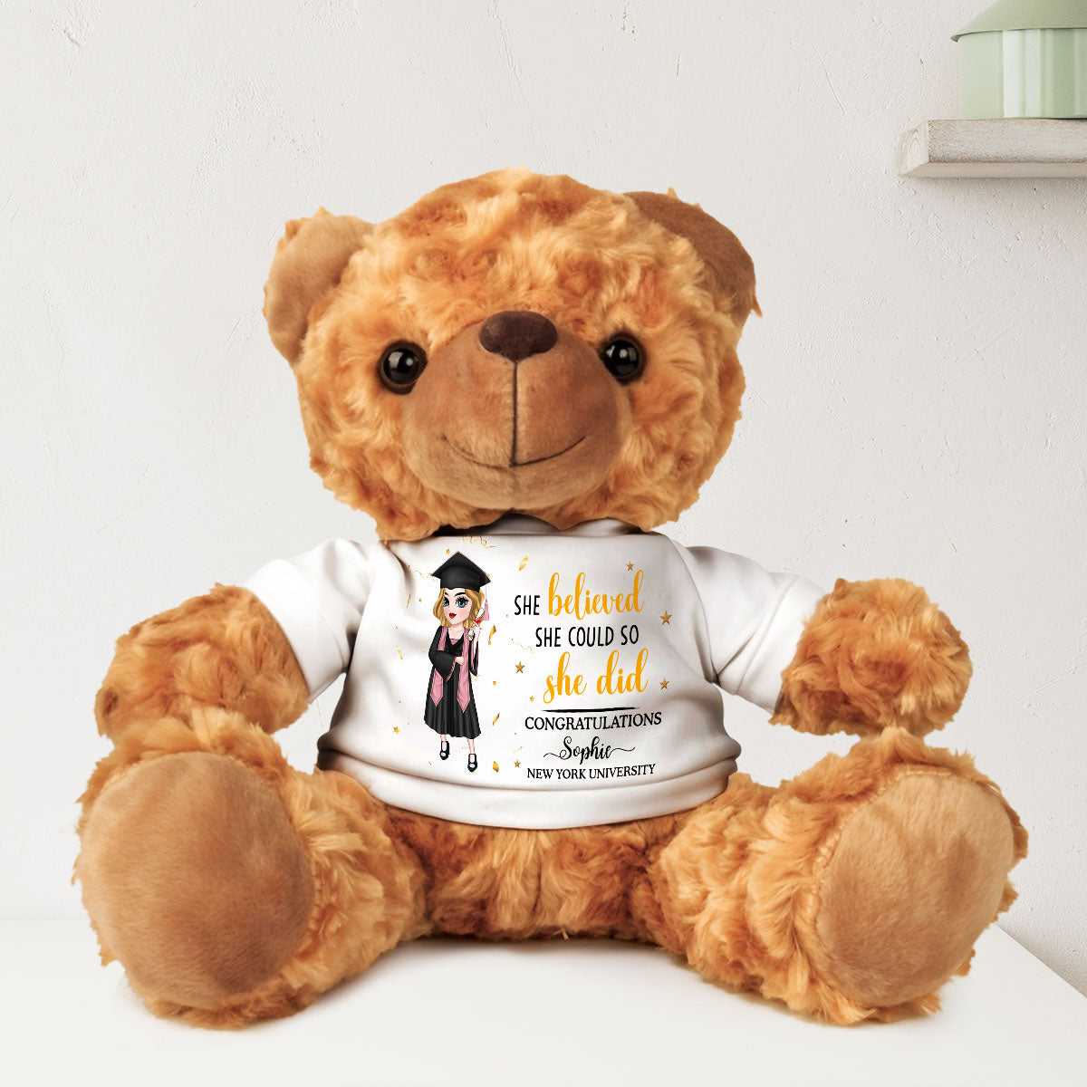 Congratulations On Your Graduation - Personalized Custom Cuddle Bear