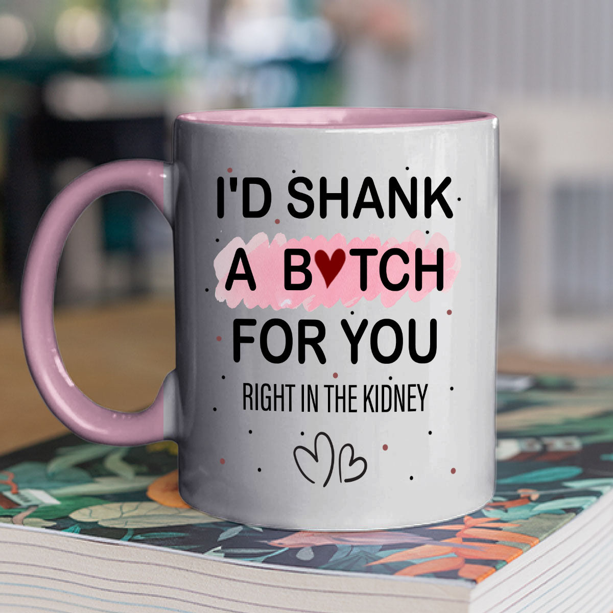 Best Friend Ever - Personalized Custom Accent Mug