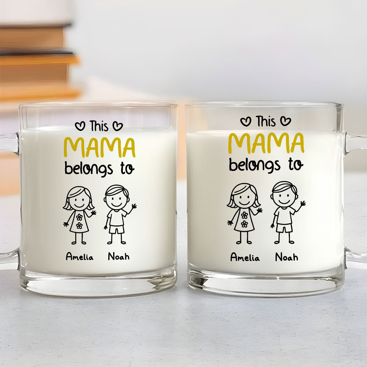 This Special Grandma Belongs To - Personalized Custom Glass Mug