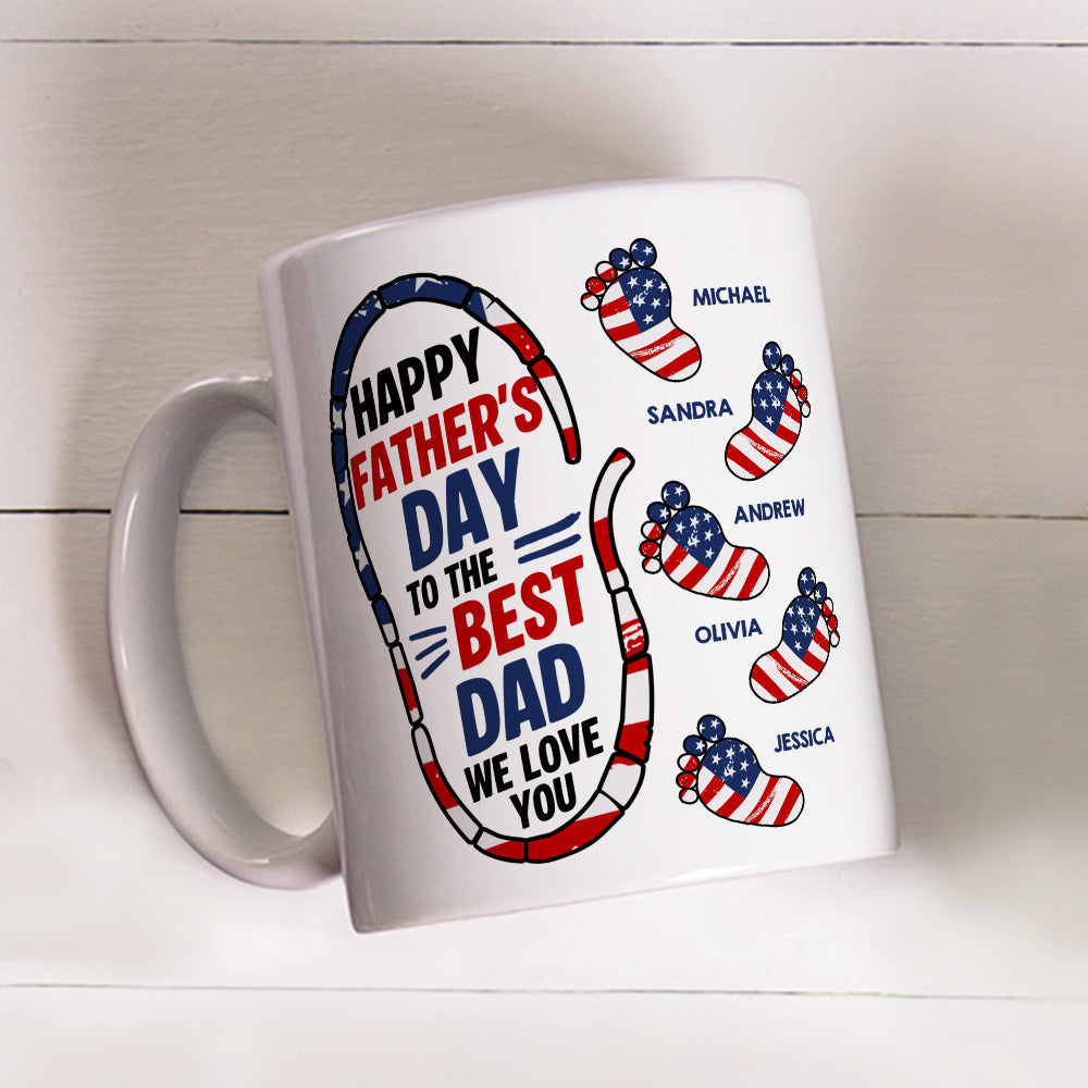 Best Dad We Love You - Personalized Custom Coffee Mug