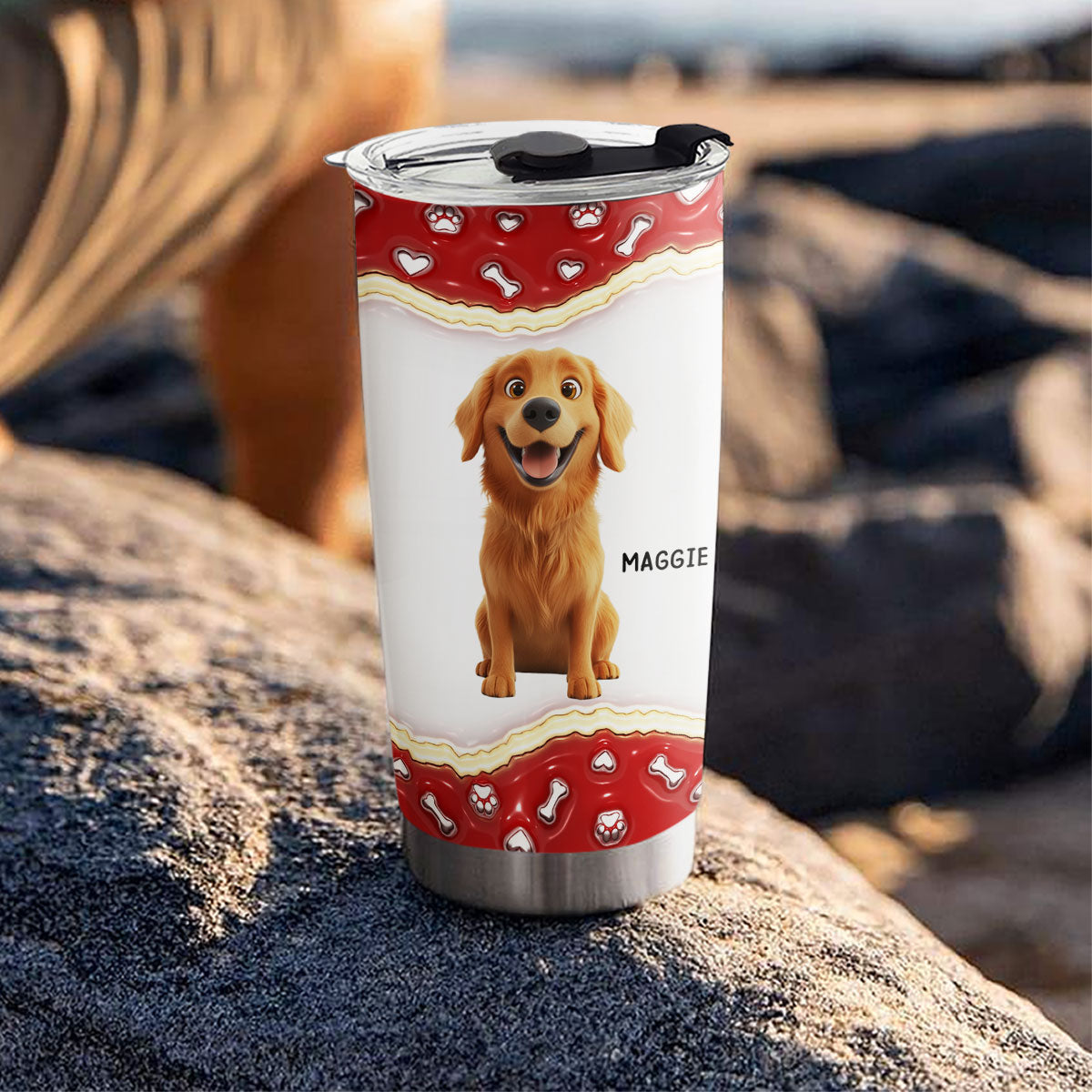 Thank You For Being My Best Family - Personalized Custom 3D Inflated Effect Tumbler