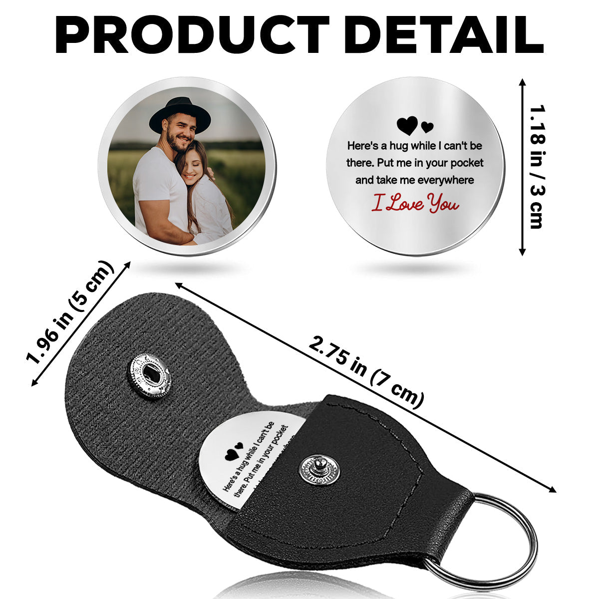 Take Me Everywhere - Personalized Custom Pocket Hug