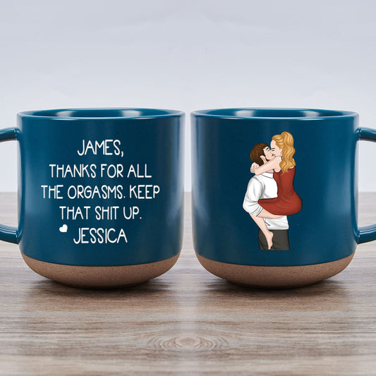 Thanks For All - Personalized Custom Pottery Mug