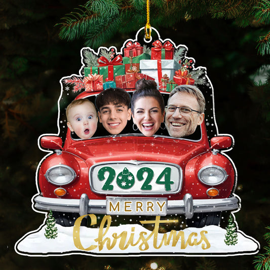 Enjoying Christmas - Personalized Custom Acrylic Ornament