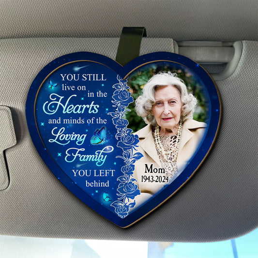 In My Heart - Personalized Custom Car Visor Clip