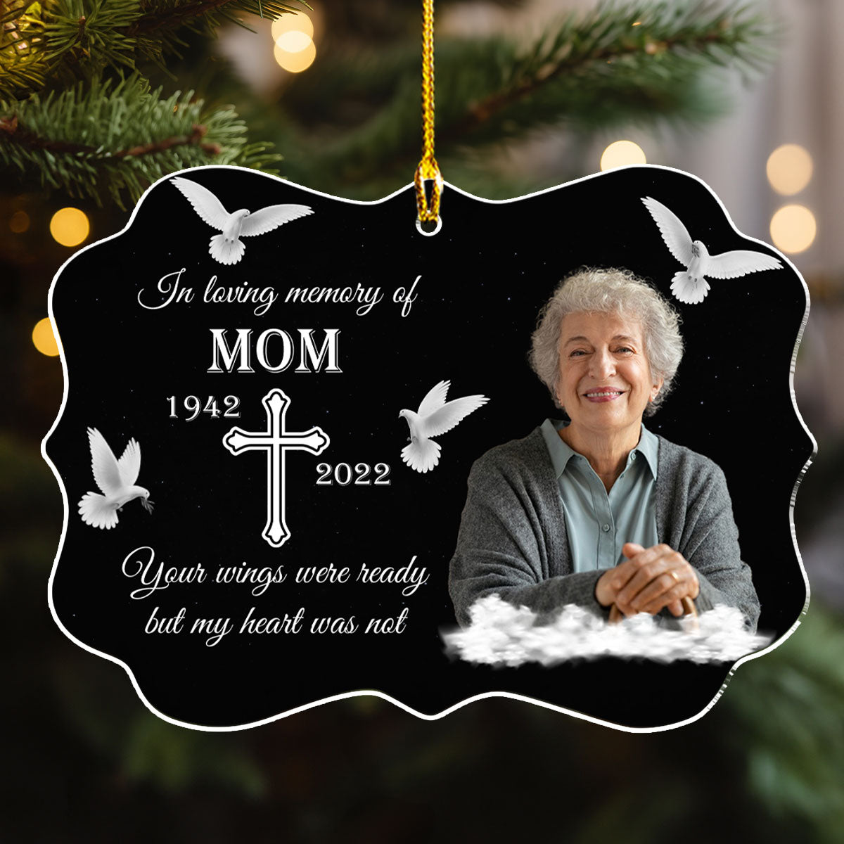 Forever In Our Hearts - Personalized Custom Acrylic Ornament