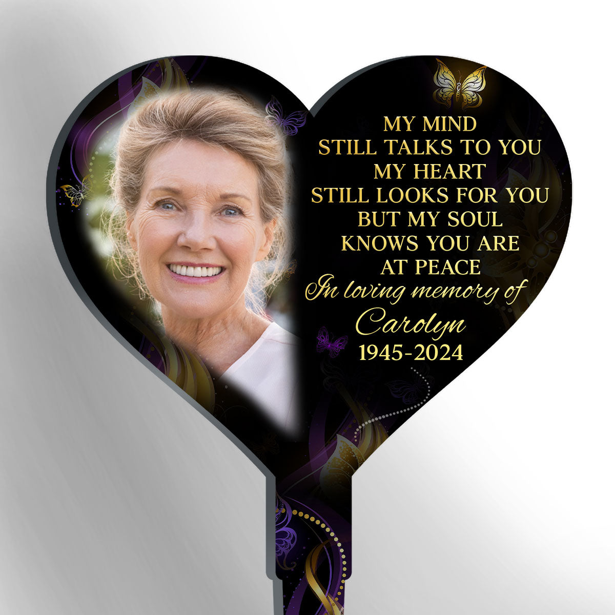 Forever in Our Hearts - Personalized Custom Acrylic Garden Stake