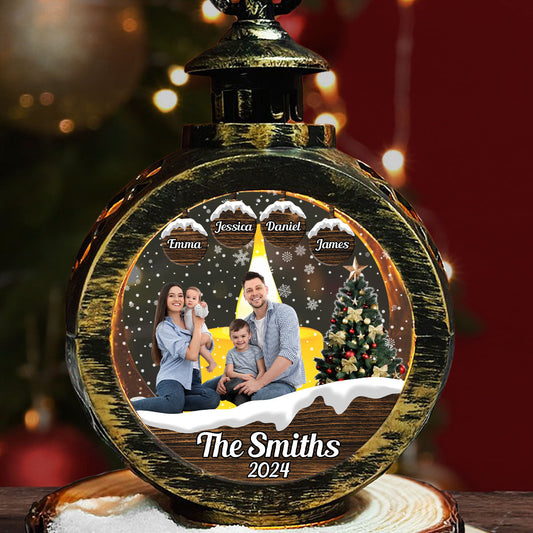 Family Christmas - Personalized Custom Christmas Lantern