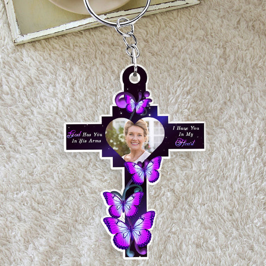 In My Heart - Personalized Custom Acrylic Keychain