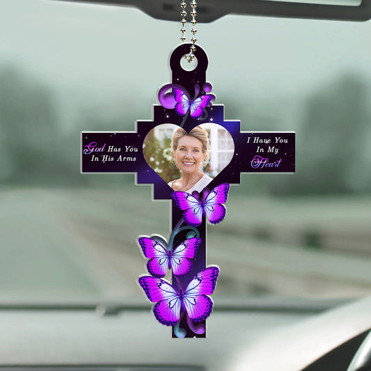 God Has You  - Personalized Custom Car Ornament