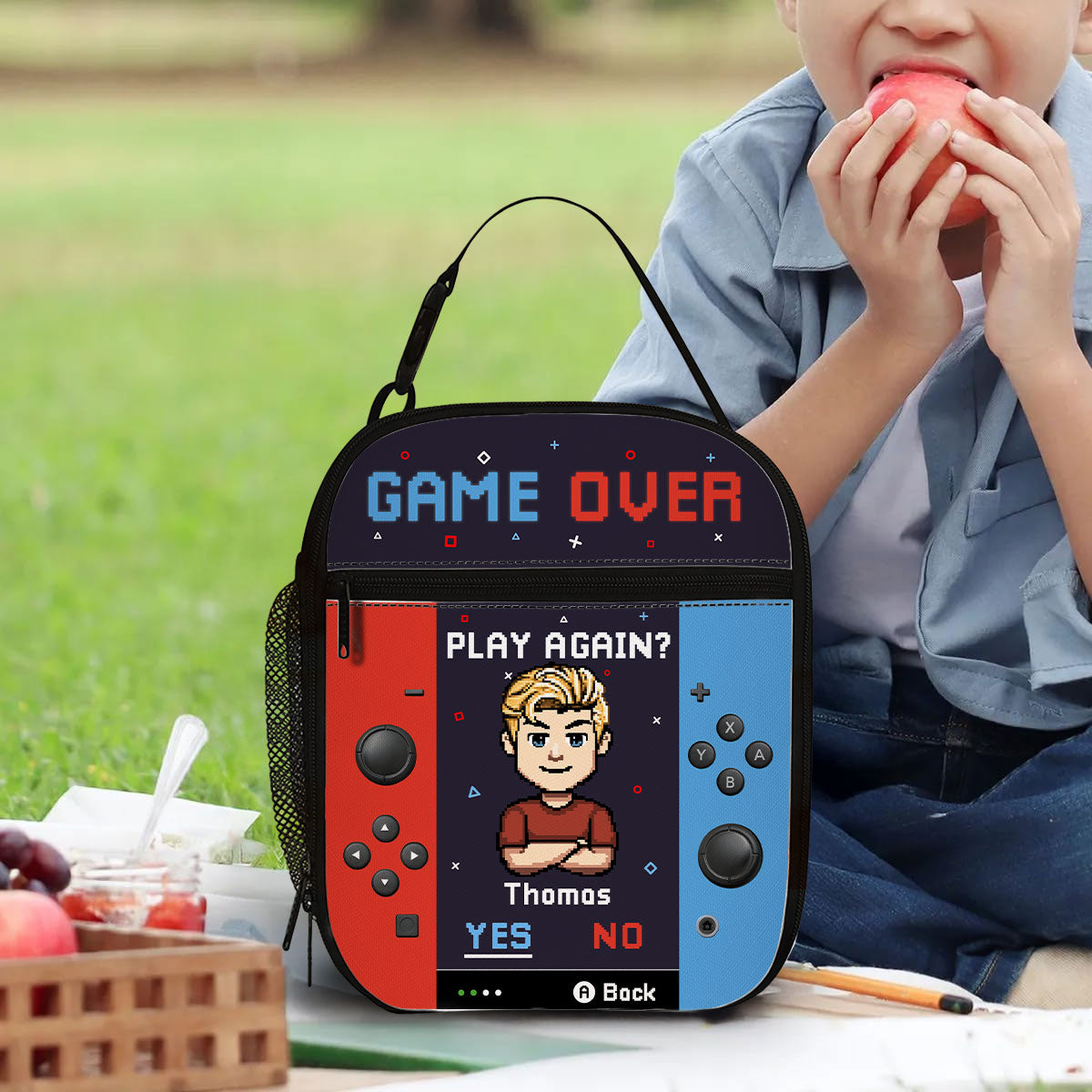 Play Again - Personalized Custom Insulated Lunch Bag