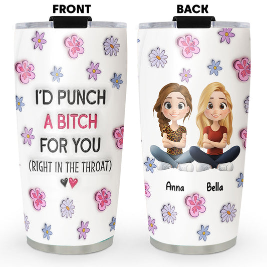 My Best Friend - Personalized Custom 3D Inflated Effect Tumbler