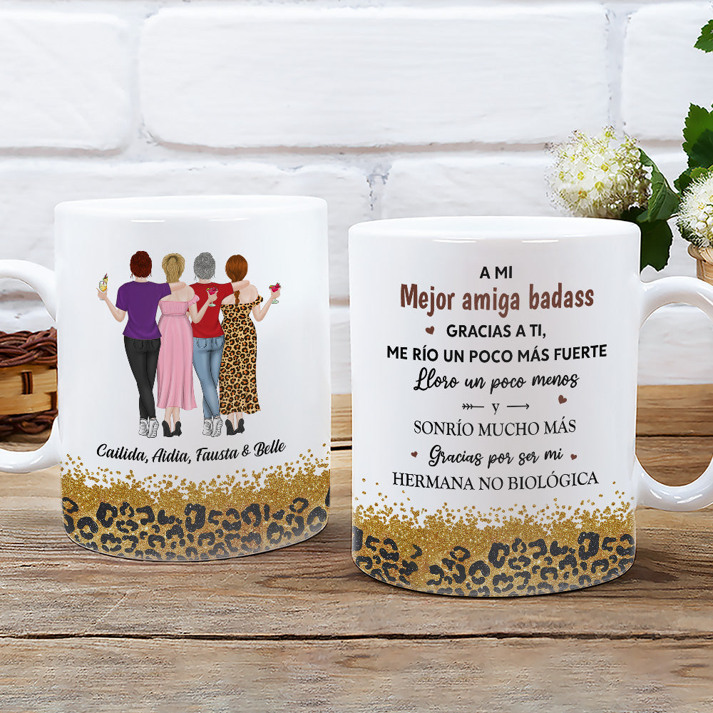 Gracias A Ti Me Río Un Poco Más Fuerte â€?Taza de café personalizada