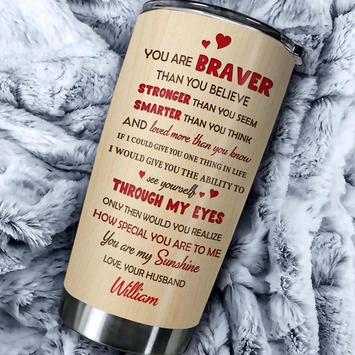 You Are Loved - Personalized Custom Tumbler