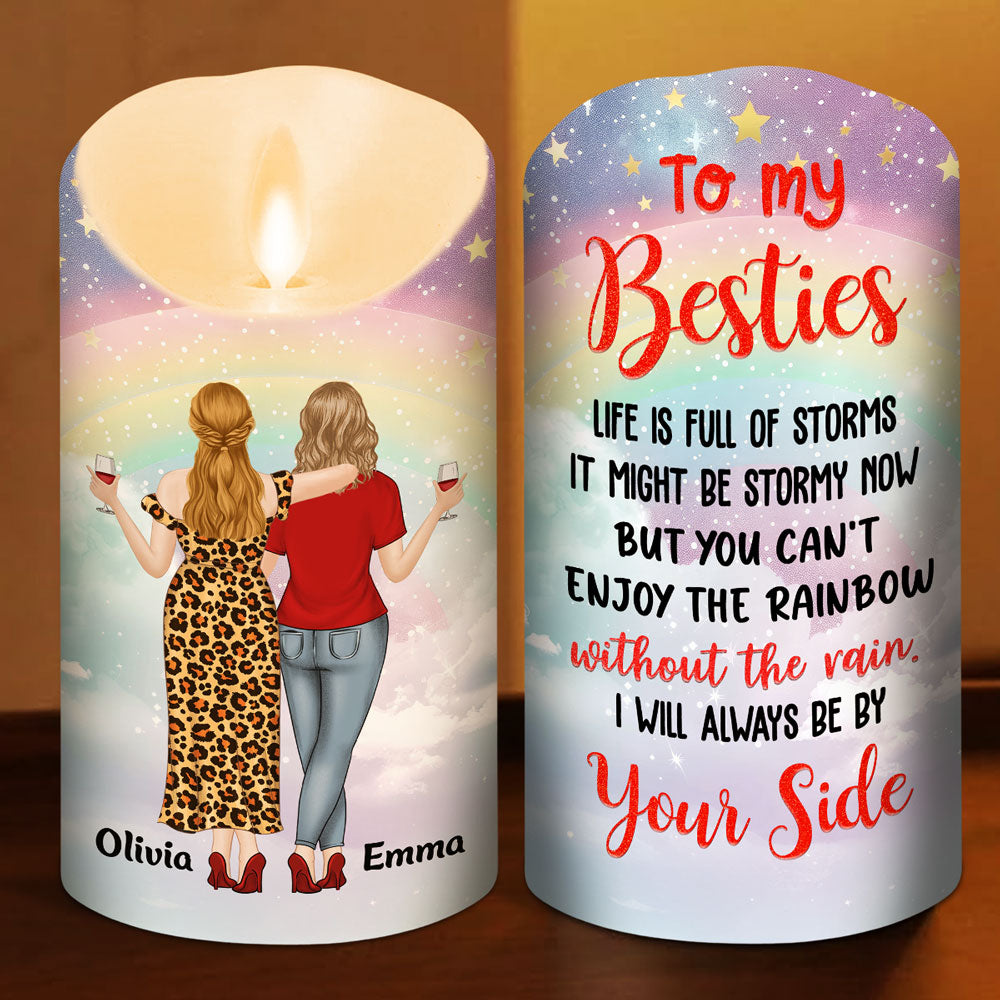 By Your Side - Personalized Custom LED Candle