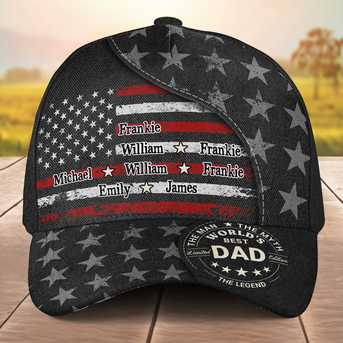 Dad You Are The Myth The Legend - Personalized Custom Classic Cap