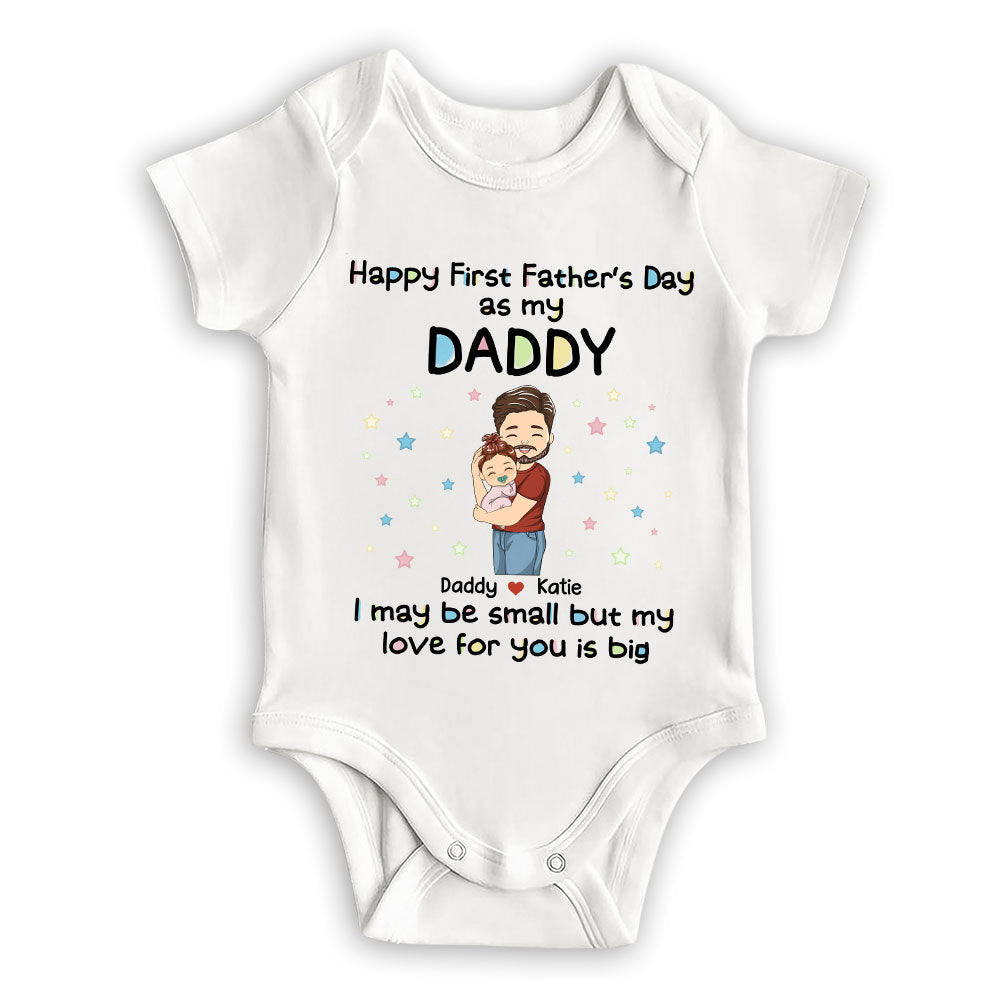 Daddy and Kid - Personalized Custom Baby Onesie