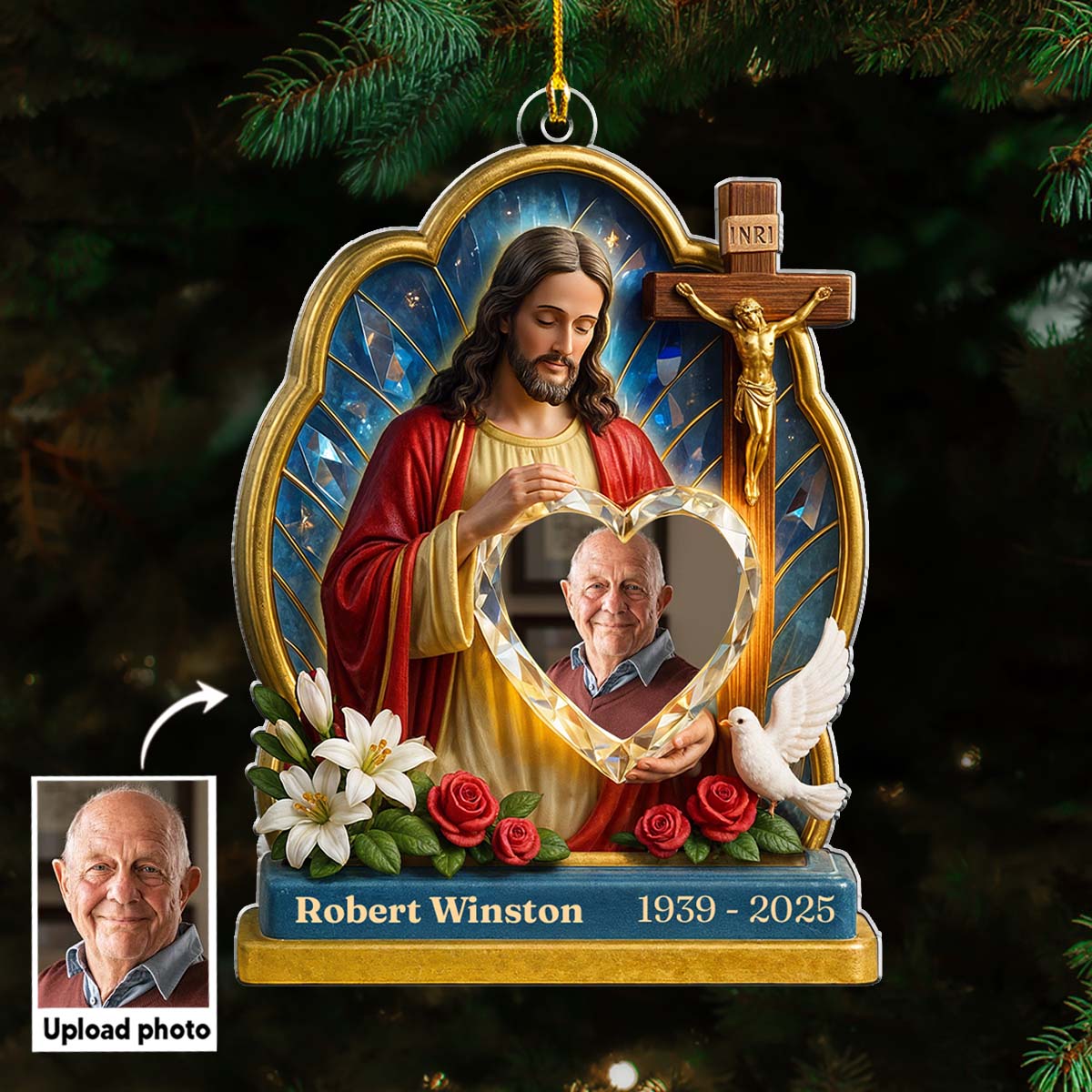 Guardian Of My Heart - Personalized Custom Acrylic Ornament