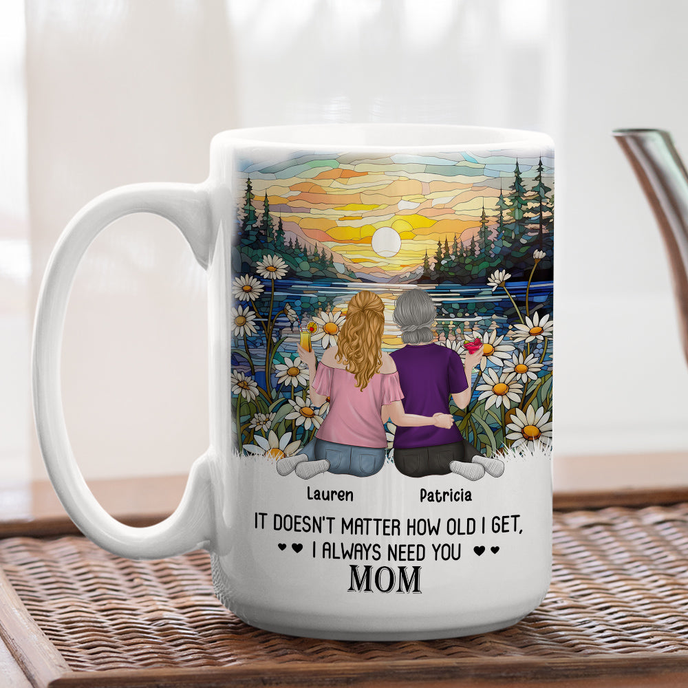 I Always Need You Mom - Personalized Custom Coffee Mug