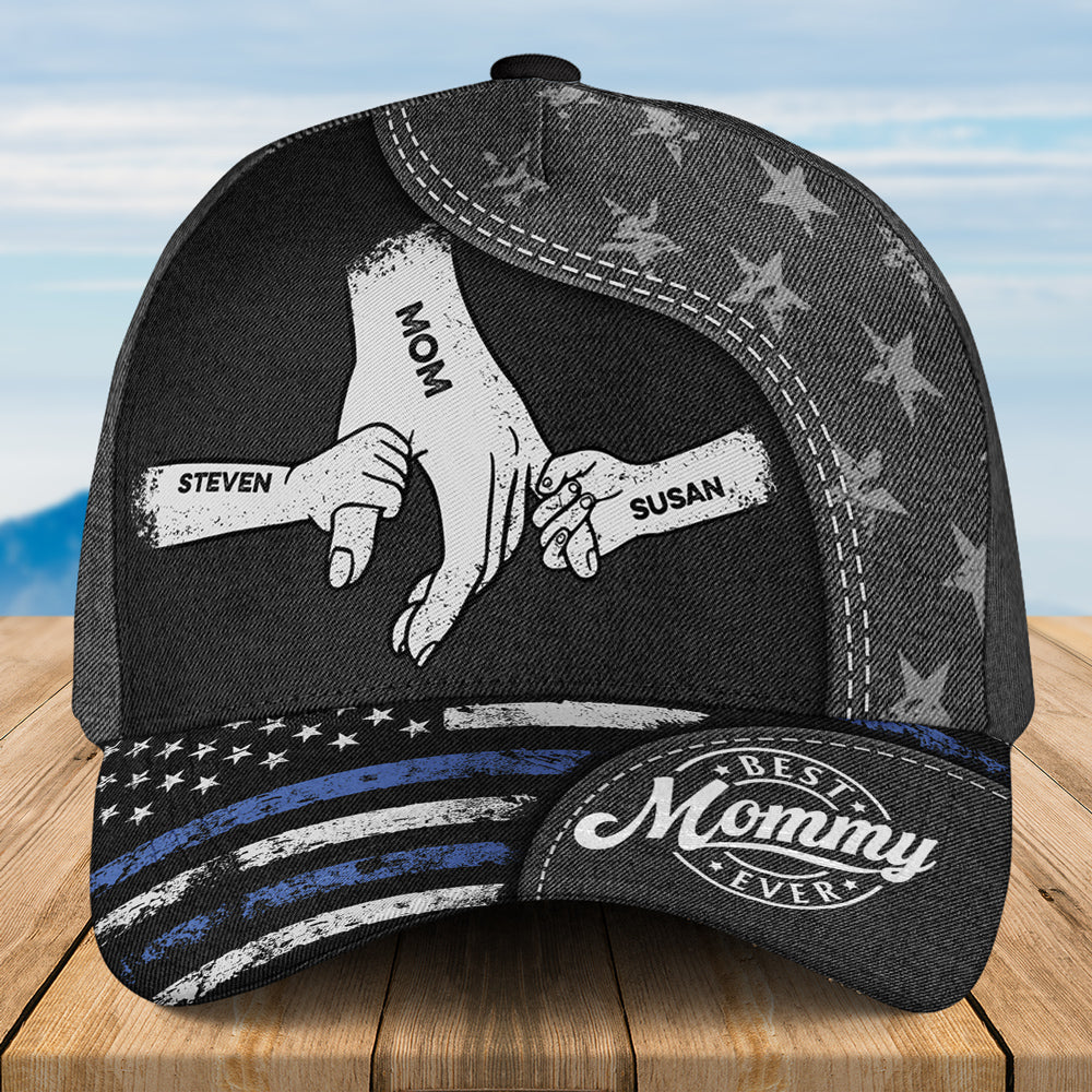 The Power Of Mom Comes From Love - Personalized Custom Classic Cap