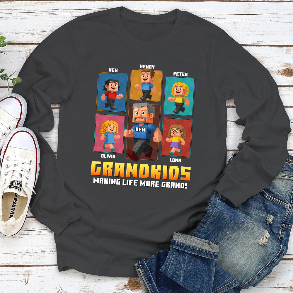 Grandkids Make Life Grand - Personalized Custom Shirt