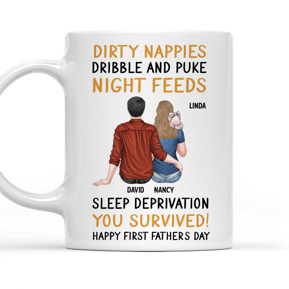 From Puke To Parenthood - Personalized Custom Coffee Mug