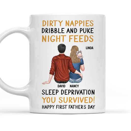 From Puke To Parenthood - Personalized Custom Coffee Mug