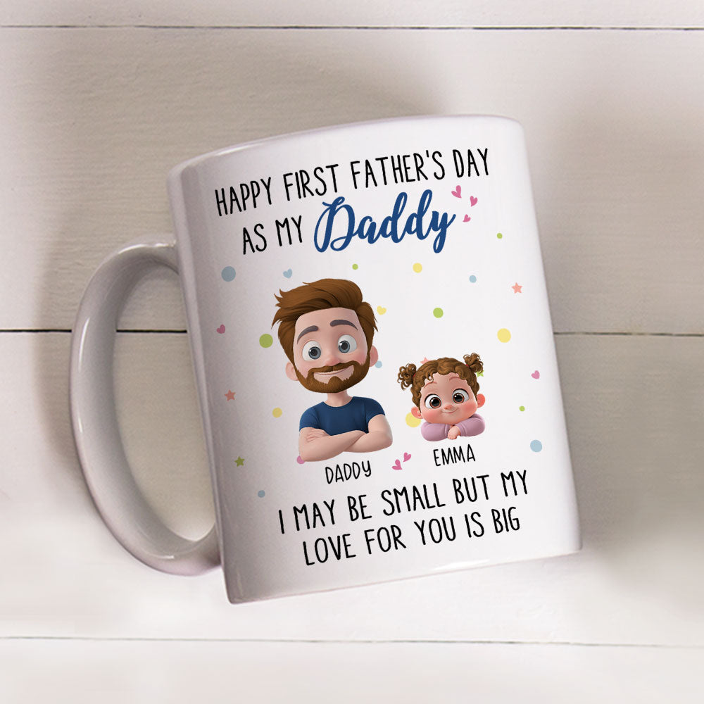 Father Day With Baby - Personalized Custom Coffee Mug