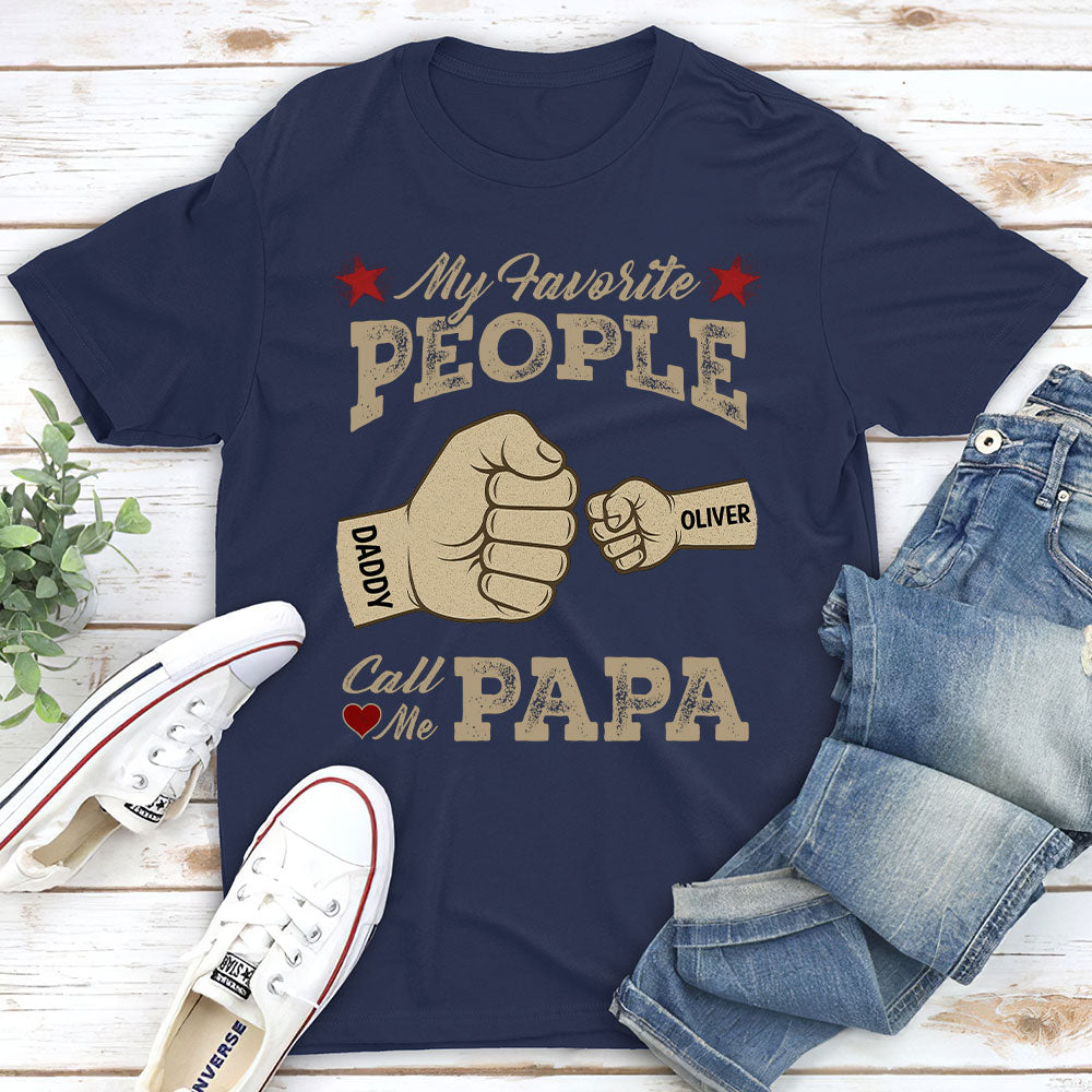 Daddy Team - Personalized Custom Shirt
