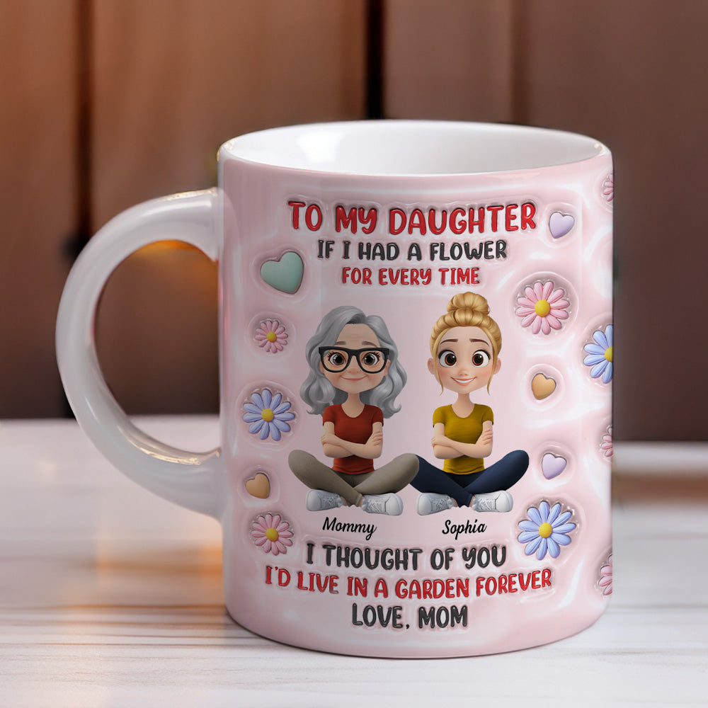 A Garden Full Of Love - Personalized Custom 3D Inflated Effect Mug