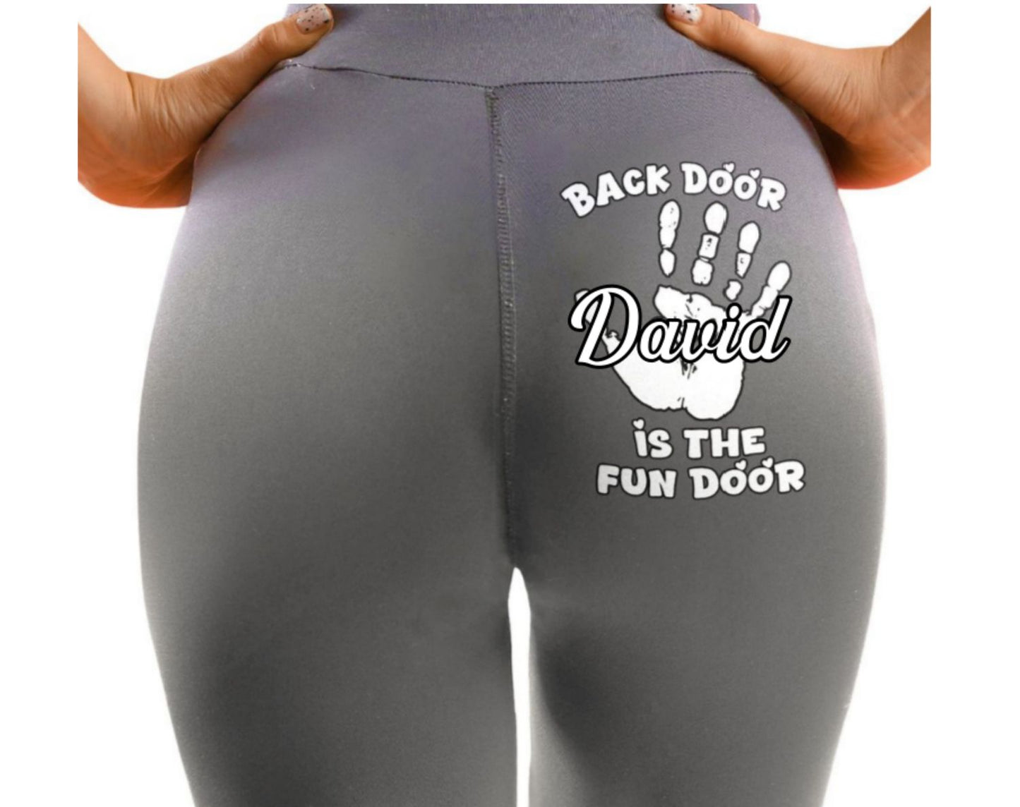 Only Brave Hearts Go Rear - Personalized Custom Leggings