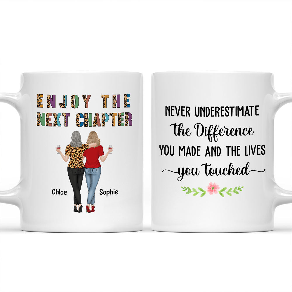 Enjoy The Next Chapter - Personalized Custom Coffee Mug
