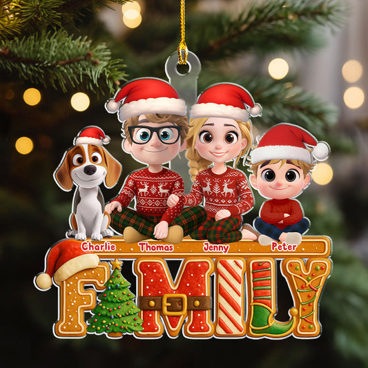 Our Christmas Cake Crew - Personalized Custom Acrylic Ornament