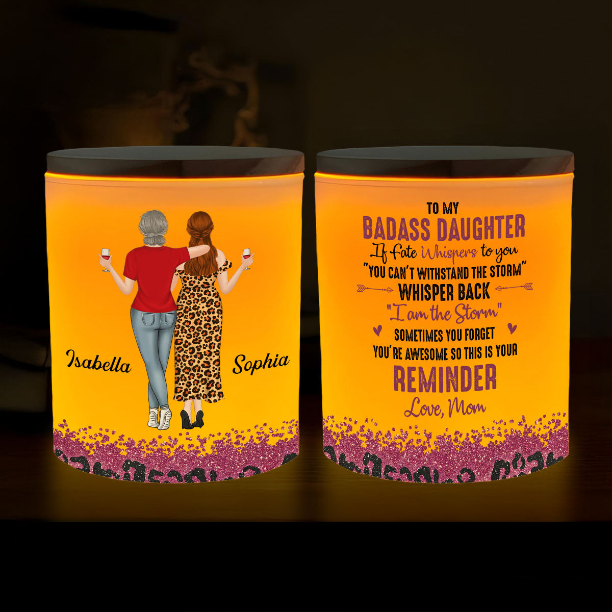 This Is Your Reminder - Personalized Custom Glass Jar With LED Candle