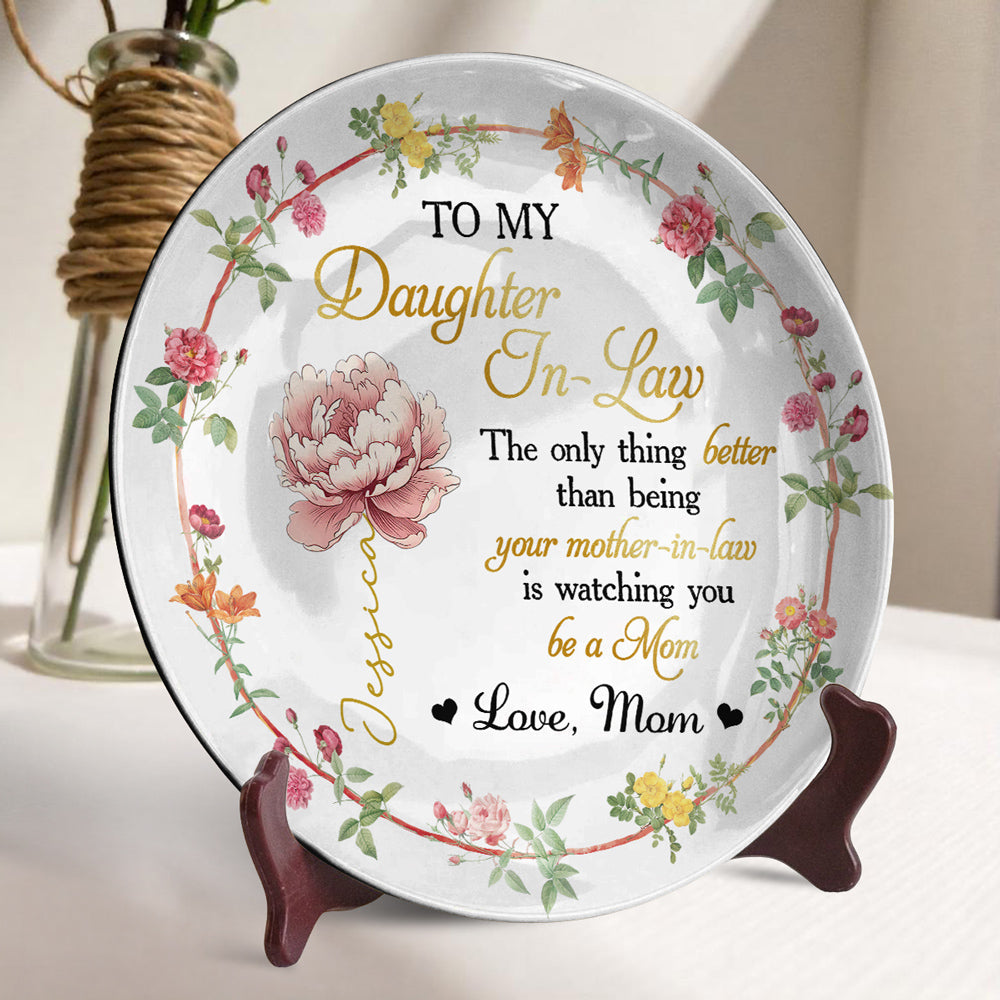 Love My Daughter In Law - Personalized Custom Plate