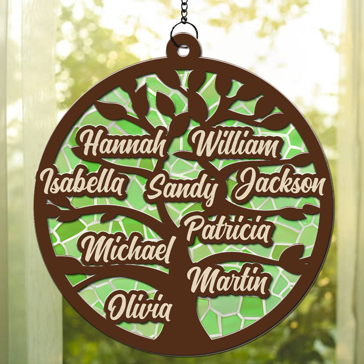 Tree Of Life - Personalized Custom Suncatcher